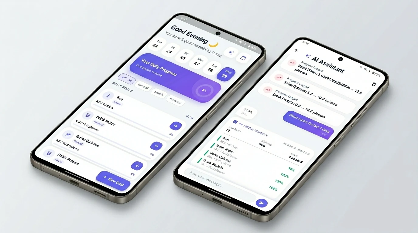 GoalStream AI interface preview